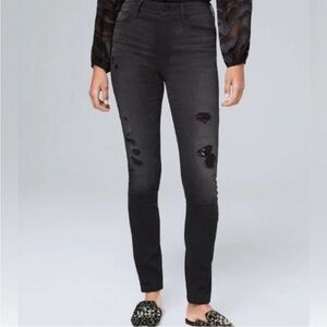 White House Black Market Dark Wash Skinny Jeans